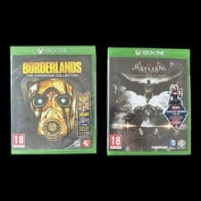 Image of XBOX ONE BORDERLANDS HANDSOME COLLECTION & BATMAN ARKHAM KNIGHT ORIGINAL SEALED
