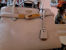Image of guess white handbag est 1981  brand new with tags.