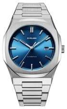 Image of D1 Milano Automatico Classic (41.5mm) Blue Sunray Dial / Stainless Steel ATBJ11
