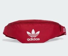 Image of adidas Adults Unisex Adicolor Waist Bag Team Victory Red IX7468