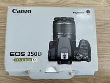Image of Canon EOS 250D 24.1MP Digital SLR Camera with EF-S 18-55 mm f/3.5-5.6 III Lens