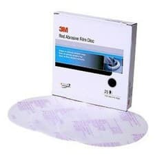 Image of 3M Red Abrasive Hookit Film Disc, 6 inch, P1500 grit, 01184, 1184 - 25 Discs/Box