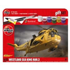 Image of Airfix 1:72 Westland Sea King HAR.3 Gift Set | Scale Model Assembly Kit