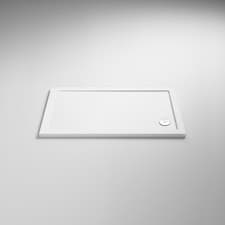 Image of Nuie White Shower Tray / Rectangular Shower Tray 1100mm x 700mm