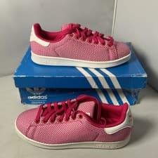 Image of Adidas Stan Smith Weave Pink White Trainers B23487 Size Uk 6.5 New In Box