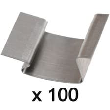 Image of Greenhouse G Clips Stainless Steel Glass Glazing Window Sprung Clips x 100