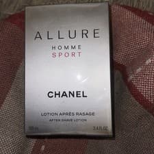 Image of CHANEL Allure Homme Sport Aftershave Lotion 100ml Brand New Sealed Box Genuine