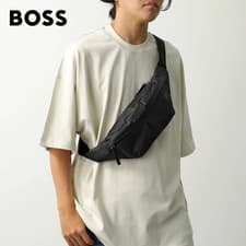 Image of HUGO BOSS Belt Bag Black Men's Waist Pack body bag 50541537 001 Authentic