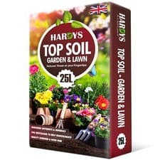 Image of 25L Organic Top Soil Garden Lawn Grass Plant Growing Soil Beds Borders Compost