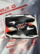 Image of Nike Air Flight '89 Low SP Stussy Black 2023 *BRAND NEW