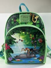 Image of Disney Loungefly The Jungle Book Bare Necessities Mini Backpack! NWT New w/Tags!