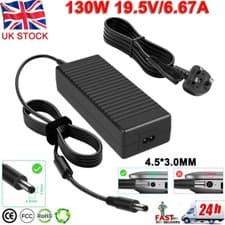 Image of 130W AC Adapter Charger for Dell OptiPlex 3050 7050 7060 3020M 7060 Laptop 4.5mm