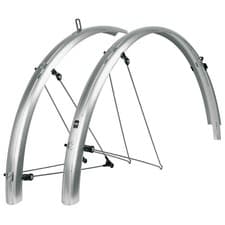 Image of SKS Bluemels Basic Mudguard Set - 28" / 700c - 45mm - Silver
