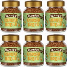 Image of Beanies Coffee Gingerbread Flavour Instant Coffee - 50g (Pack of 6)