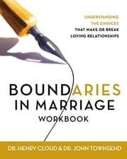 Image of Dr.John Townsend - Boundaries in Marriage Workbook - New Paperback - X555z