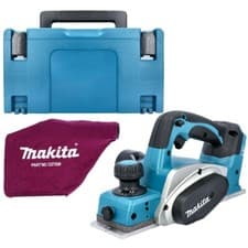 Image of Makita DKP180Z 18V LXT Li-ion 82mm Cordless Planer With Type 3 Case & Dust Bag