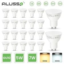 Image of 1-100 Pack LED GU10 5W 7W (50 70 Watt Equiv) Spot Downlight Bulbs 120° UK Stock