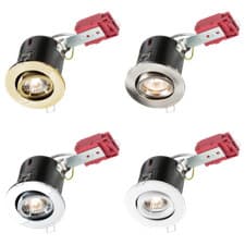 Image of Recessed Ceiling Tilt Downlight 50W GU10 IP20 Knightsbridge