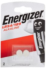 Image of 2x Energizer LR54 1.5V Alkaline Battery 189, AG10, V10GA, LR1130, D189A, 389