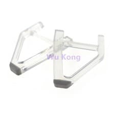 Image of For PS5 Slim Console Clear Horizontal Stand Anti-slip Triangular Mount Support