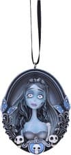 Image of Nemesis Now Corpse Bride Emily Hanging Ornament 8.5cm, Resin, Pale Blue, Officia