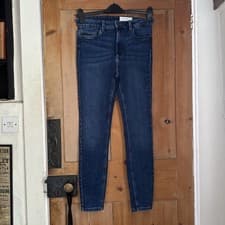 Image of Noisy May Jeans Women's Stretchy Skinny Mid Blue - 29/30