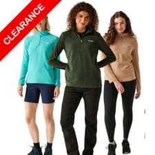 Image of Womens Regatta Sweethart Lightweight Half-Zip Fleece Cozy & Stylish Outdoor Laye