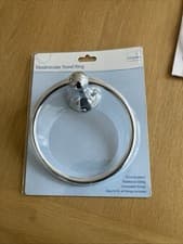 Image of Croydex Westminster Towel Ring  Chrome Plated