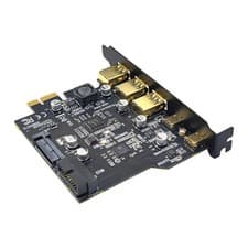 Image of PCIe Hub 5 Port Black USB 3.0 2.0 1.1 Compact PCI Express