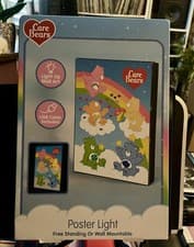Image of Fizz Creations Care Bears Poster Light USB Powered Mood Lamp Nursery Night Light