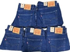 Image of Levis 512 Mens Slim Taper Fit Stretch Stonewash Blue Jeans All Sizes