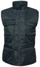 Image of Men's 6 Pocket Navy Bodywarmer Workguard Padded Gilet Body Warmer All Weather