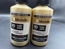 Image of Jerome Russell B Blonde 30 Vol Maximum Cream Peroxide Bottles X2 75ml Brand New