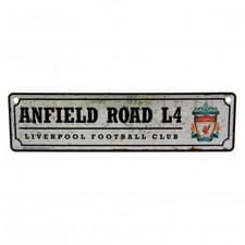 Image of Liverpool FC Retro Window SignOne Size Multicoloured TA6304
