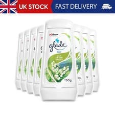 Image of Glade Solid Gel Air Freshener, Odour Eliminator for Home & Bathroom, Lily of the