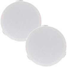 Image of PAIR of 4" Mini Low Profile Ceiling Speaker 8 OHM 2 Way Compact Mount Slim Line