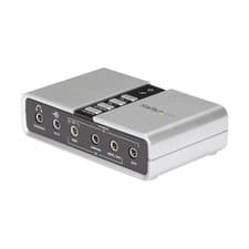 Image of StarTech 7.1 USB Audio Adapter External Sound Card with SPDIF Digital Audio (ICU