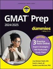 Image of GMAT Prep 2024/2025 For Dummies (GMAT Focus Edition): Book + 3 Practice Tests +