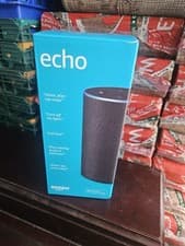 Image of BRAND NEW SEALED Amazon Echo 2nd Generation Alexa Smart Speaker Charcoal Black 