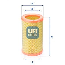 Image of UFI 27.824.00 Air Filter === SAME DAY DISPATCH