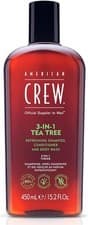 Image of American Crew 3-in-1 Shampoo, Conditioner & Body Wash Tea Tree 450ml