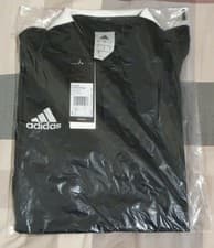 Image of Adidas Mens Small Cotton Black Polo Shirt | BQ6565 | Brand New with Tags ✅