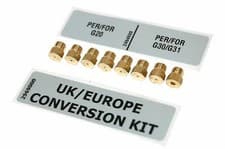 Image of Beko Dual Fuel Range Cooker Model KDVF90X or KDVF90K LPG Conversion Kit