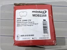 Image of MINTEX REAR AXLE BRAKE PADS FOR FIAT RENAULT VAUXHALL OPEL MDB2258
