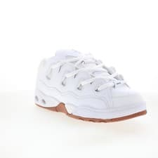 Image of Osiris D3 OG 1371 144 Mens White Skate Inspired Trainers Shoes