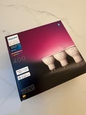 Image of Philips Hue GU10 Smart Spotlight Bulbs - White and Colour Ambiance - 3 pack