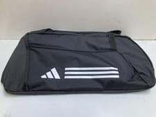 Image of Adidas Essentials 3-Stripes Large Duffel Bag 89L Black Gym Travel Holdall Sports