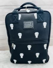 Image of Loungefly Marvel The Punisher Allover Skull Mini Backpack NWT