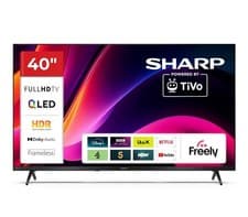 Image of Sharp 2T-C40HE3245KB 40 Inch Smart TV QLED HDR FHD Tivo Quantum Dot HDMI USB