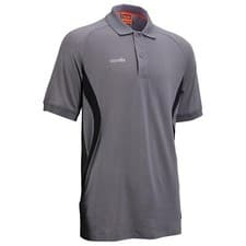 Image of Scruffs Polo Shirt New Eco Tech Design Cotton Rich Black or Grey